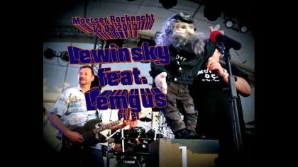 Lemgus mit Lewinky bei der Moerser Rocknacht